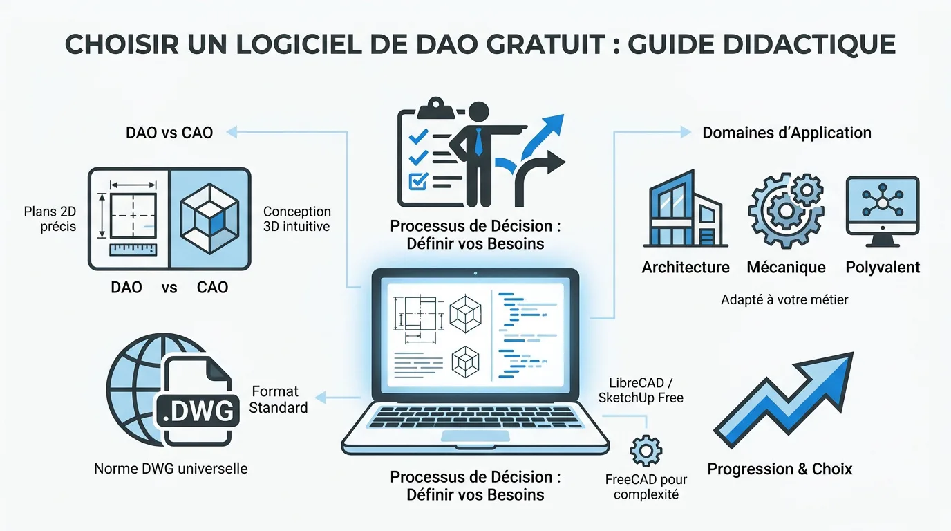 Guide pour choisir un logiciel DAO gratuit