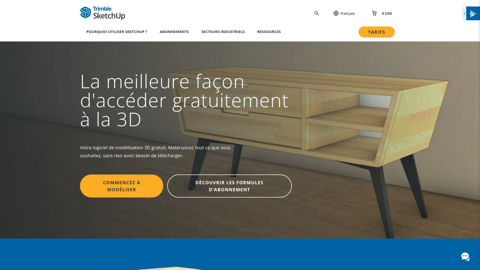 SketchUp Free : la simplicité du dessin 3D sur navigateur